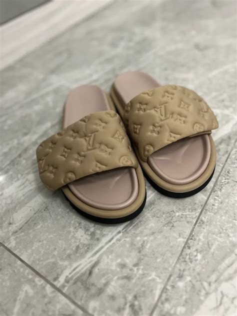 louis vuitton pillow slides dupe